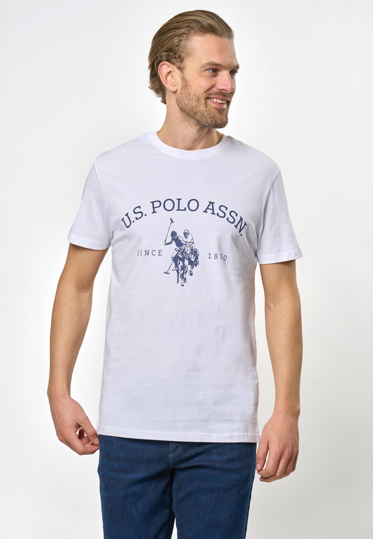 USPA T-Shirt Archibald Men - Bright White