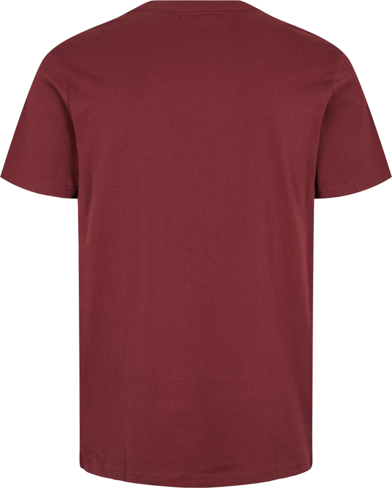 USPA T-Shirt V-Neck Cem Men - Tawny Port