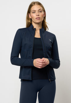 Kira Full-Zip Workout Blouse