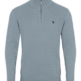 Romeo Half-zip Cable Knit