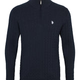 Romeo Half-zip Cable Knit
