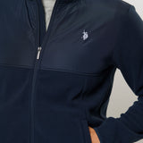 Bent fleece jacket