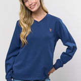 Macy V-neck Sweatshirt