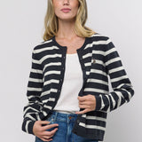 UWMalika Striped Knit Cardigan