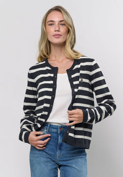 UWMalika Striped Knit Cardigan