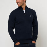 UMAmir Half-zip Cable Knit