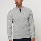 UMAmir Half-zip Cable Knit