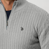 UMAmir Half-zip Cable Knit