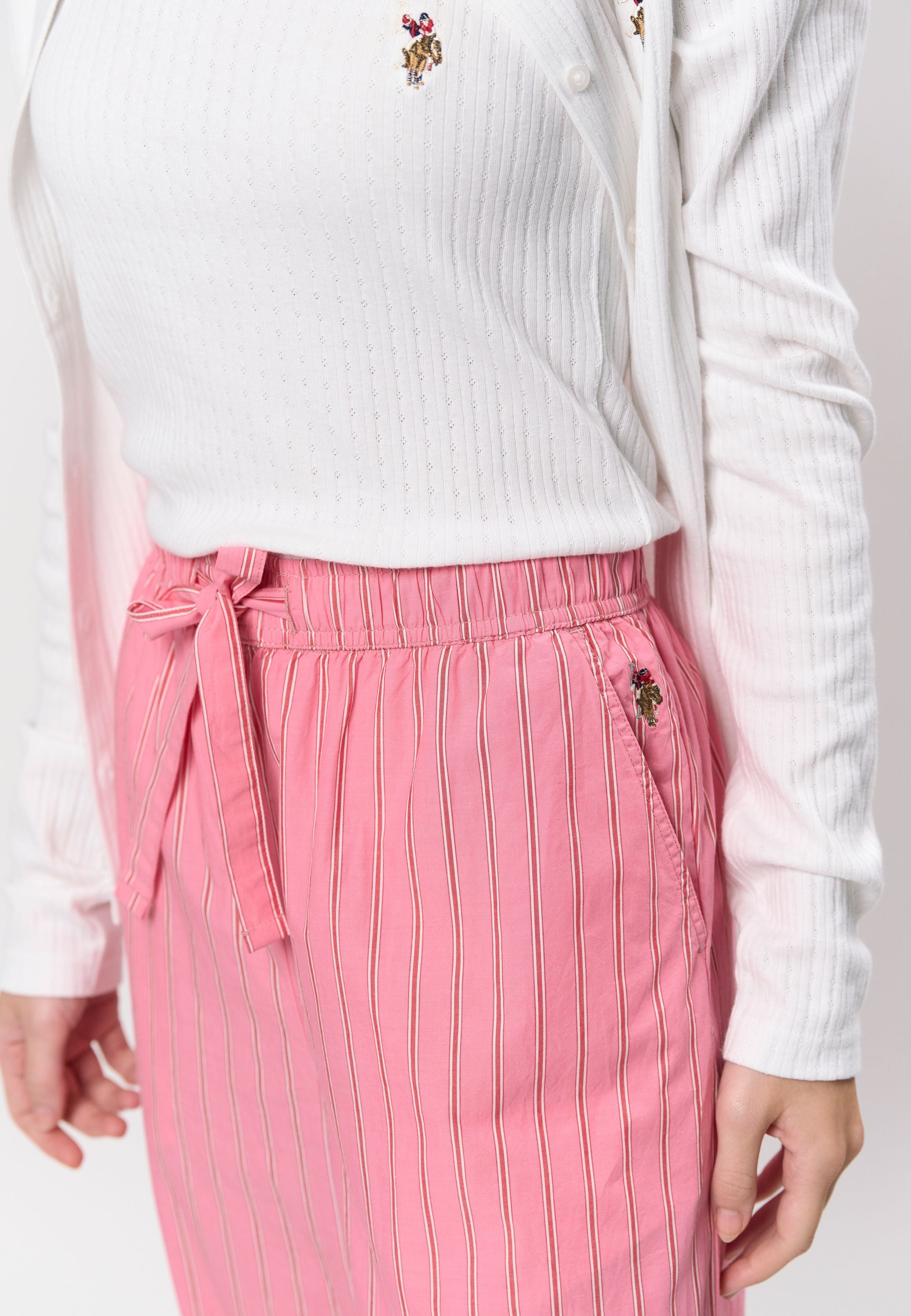 UWMira Pull Up Striped Pants