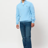 UMRomeo Half-zip Cable Knit