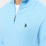 UMRomeo Half-zip Cable Knit
