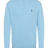 UMRomeo Half-zip Cable Knit