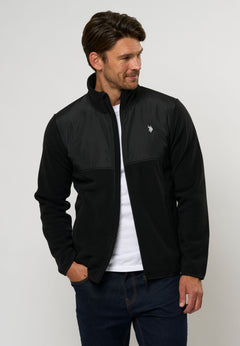 Bent fleece jacket