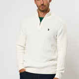 Romeo Half-zip Cable Knit