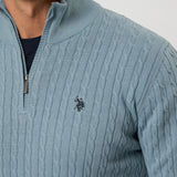 Romeo Half-zip Cable Knit