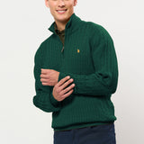 UMRomeo Half-zip Cable Knit